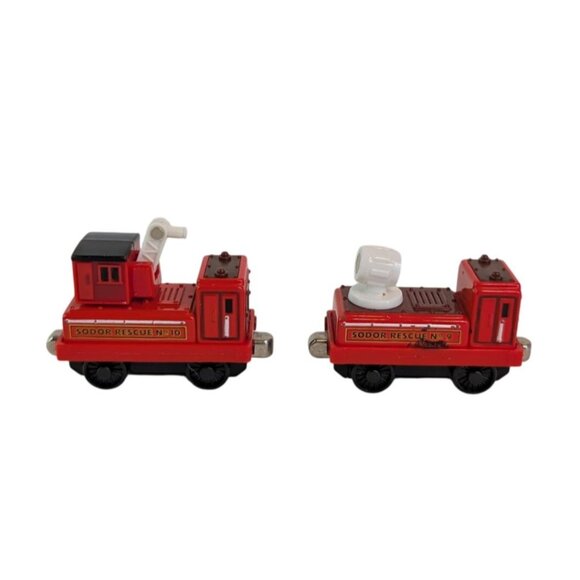 Thomas & Friends Take Along Sodor Rescue Hose/Spot Light Car Red Die Cast Train - Picture 4 of 9
